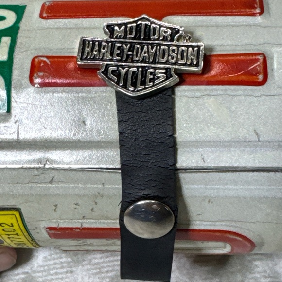 Rare Little Earth Florida License Plate Harley Davidson Barrel Purse Handbag - Picture 8 of 8